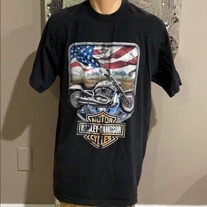 Vintage Gold Series Harley Davidson Tee Shirt